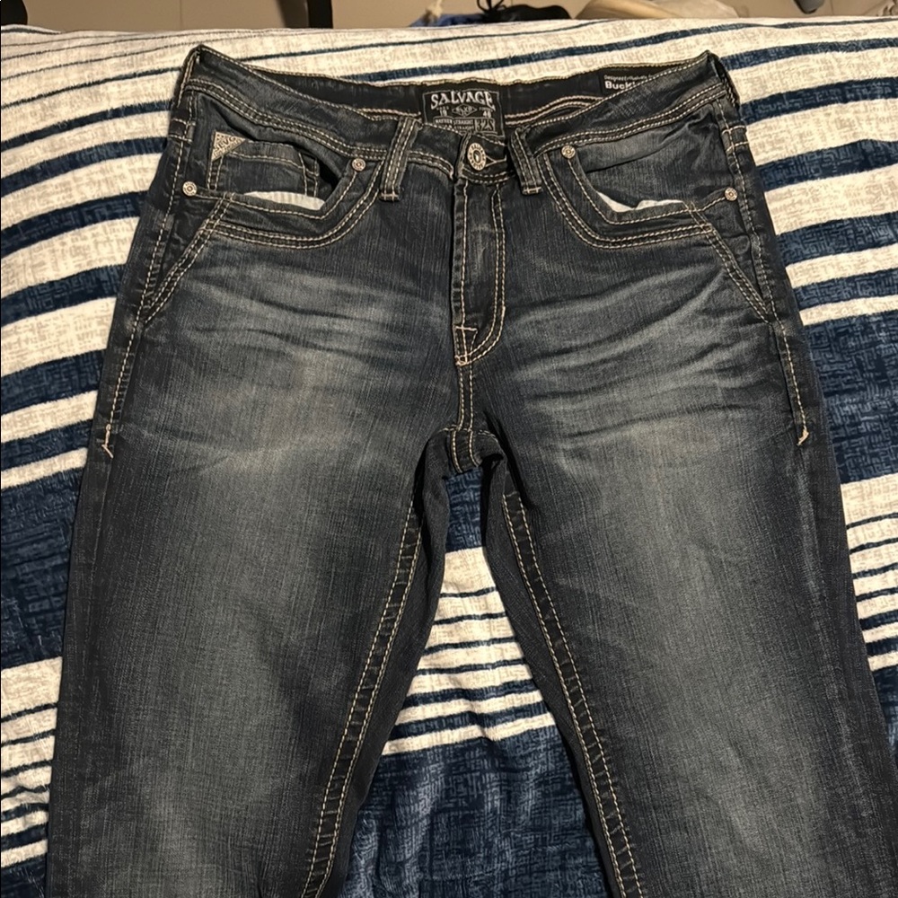 Salvage Men’s Dark Blue Jeans